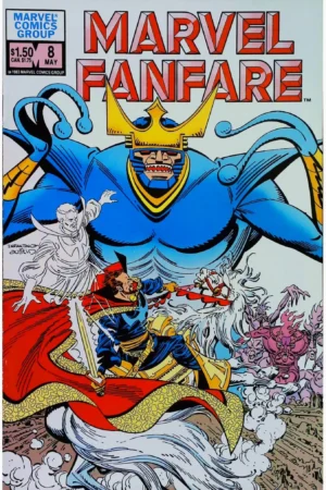 Couverture de MARVEL FANFARE (1982) #8 - par Carmine Infantino - lecubeacomics.com