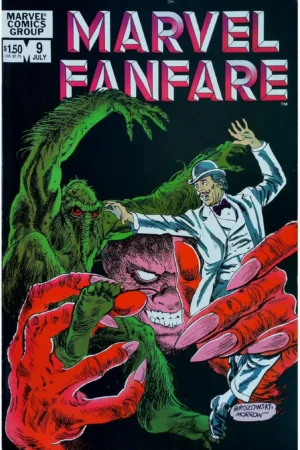 Couverture de MARVEL FANFARE (1982) #9 - par Al Milgrom - lecubeacomics.com