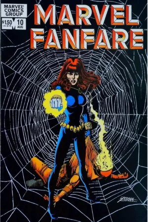 Couverture de MARVEL FANFARE (1982) #10 - par George Perez - lecubeacomics.com
