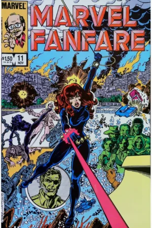 Couverture de MARVEL FANFARE (1982) #11 - par Bob Layton - lecubeacomics.com