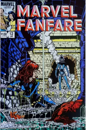 Couverture de MARVEL FANFARE (1982) #12 - par George Perez - lecubeacomics.com