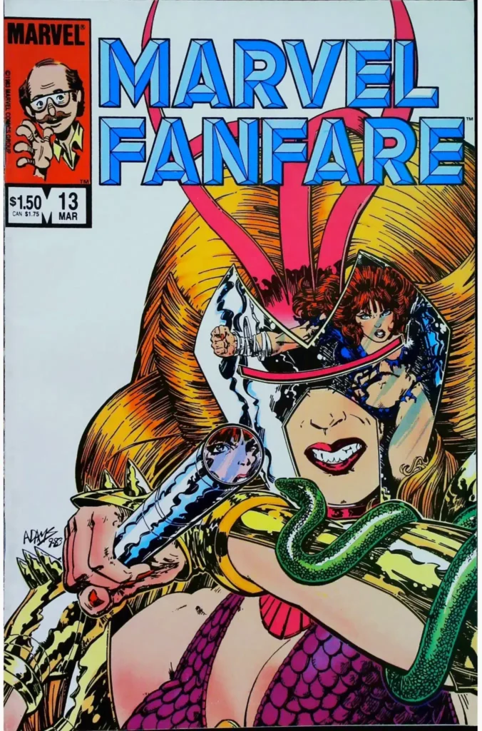 Marvel Fanfare #13, vue de l'exemplaire