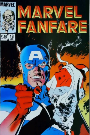 Couverture de MARVEL FANFARE (1982) #18 - par Frank Miller - lecubeacomics.com