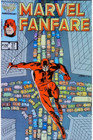 Couverture de MARVEL FANFARE (1982) #27 - par Tony Salmons - lecubeacomics.com