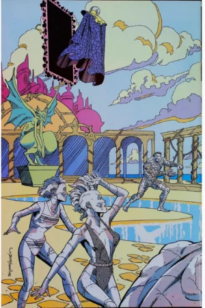 Couverture de MARVEL FANFARE (1982) #33 - par June Brigman - lecubeacomics.com