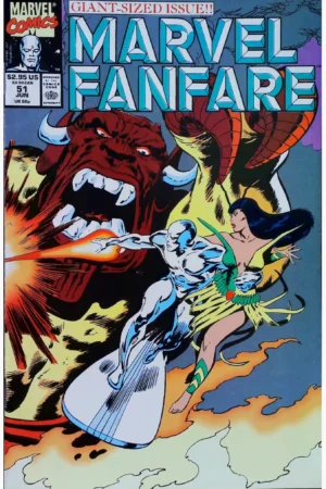 Couverture de MARVEL FANFARE (1982) #51 - par John Buscema - lecubeacomics.com