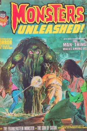 Couverture de MONSTERS UNLEASHED! (1973) #3 - par Neal Adams - lecubeacomics.com