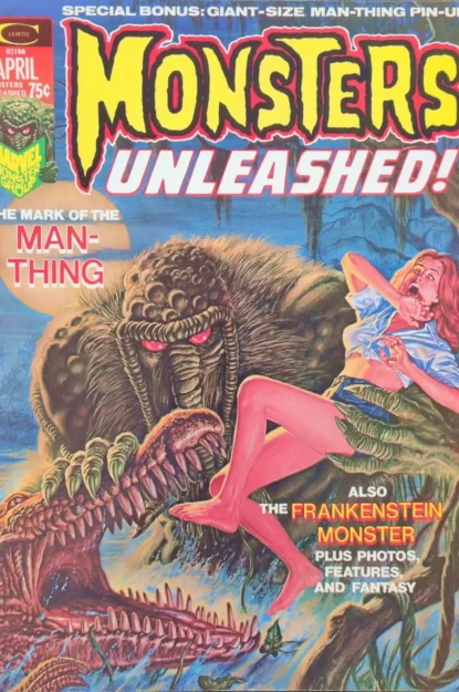 MONSTERS UNLEASHED! (1973) #5 - Marvel - lecubeacomics.com Couverture de MONSTERS UNLEASHED! (1973) #5 - par Bob Larkin - lecubeacomics.com