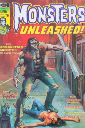 Couverture de MONSTERS UNLEASHED! (1973) #6 - par Boris Vallejo - lecubeacomics.com