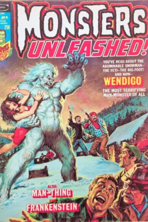 Couverture de MONSTERS UNLEASHED! (1973) #9 - par Earl Norem - lecubeacomics.com