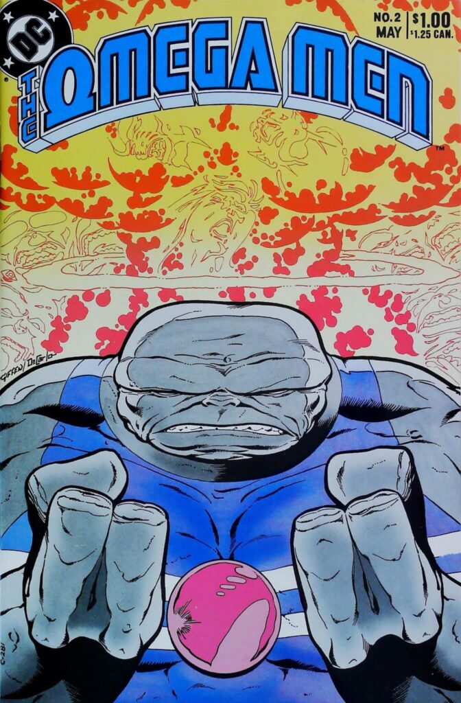 Omega Men #2, vue de l'exemplaire