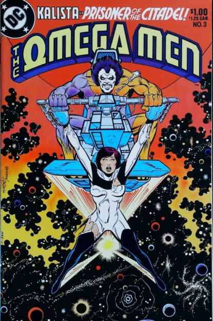 OMEGA MEN (1983) #3 - DC Comics - lecubeacomics.com Couverture de OMEGA MEN (1983) #3 - par Keith Giffen - lecubeacomics.com
