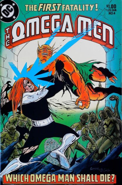 OMEGA MEN (1983) #4 - DC Comics - lecubeacomics.com Couverture de OMEGA MEN (1983) #4 - par Keith Giffen - lecubeacomics.com
