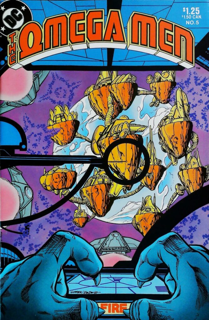 Omega Men #5, vue de l'exemplaire
