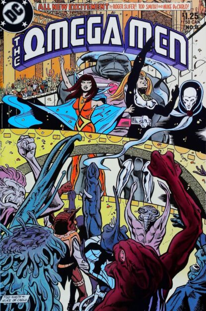 OMEGA MEN (1983) #8 - DC Comics - lecubeacomics.com Couverture de OMEGA MEN (1983) #8 - par Tod Smith - lecubeacomics.com