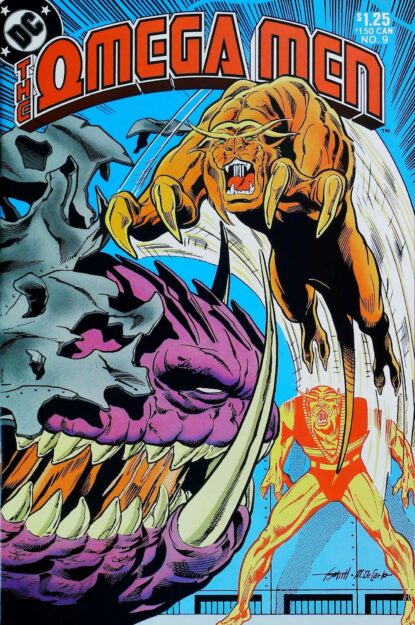 OMEGA MEN (1983) #9 - DC Comics - lecubeacomics.com Couverture de OMEGA MEN (1983) #9 - par Tod Smith - lecubeacomics.com