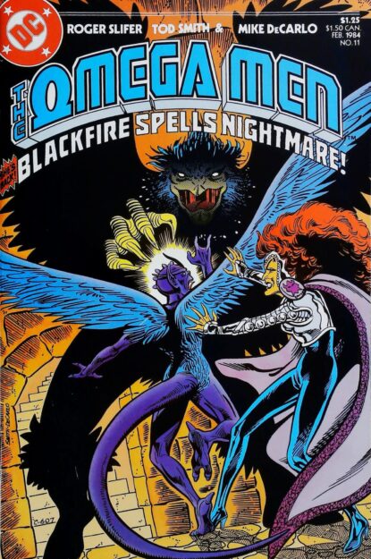 OMEGA MEN (1983) #11 - DC Comics - lecubeacomics.com Couverture de OMEGA MEN (1983) #11 - par Tod Smith - lecubeacomics.com