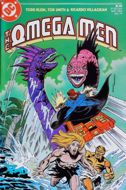 OMEGA MEN (1983) #14 - DC Comics - lecubeacomics.com Couverture de OMEGA MEN (1983) #14 - par Tod Smith - lecubeacomics.com
