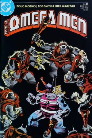 Couverture de OMEGA MEN (1983) #22 - par Tod Smith - lecubeacomics.com
