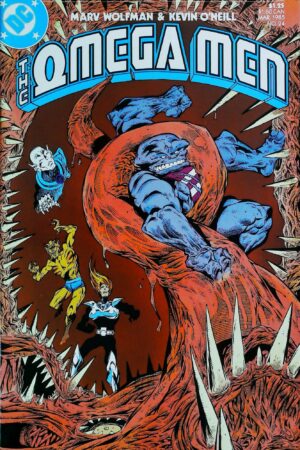 Couverture de OMEGA MEN (1983) #24 - par Kevin O'Neill - lecubeacomics.com