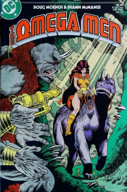 OMEGA MEN (1983) #25 - DC Comics - lecubeacomics.com Couverture de OMEGA MEN (1983) #25 - par Shawn McManus - lecubeacomics.com