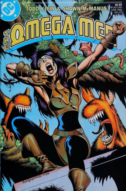OMEGA MEN (1983) #27 - DC Comics - lecubeacomics.com Couverture de OMEGA MEN (1983) #27 - par Shawn McManus - lecubeacomics.com
