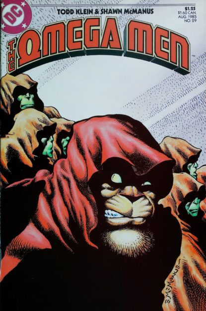 OMEGA MEN (1983) #29 - DC Comics - lecubeacomics.com Couverture de OMEGA MEN (1983) #29 - par Shawn McManus - lecubeacomics.com