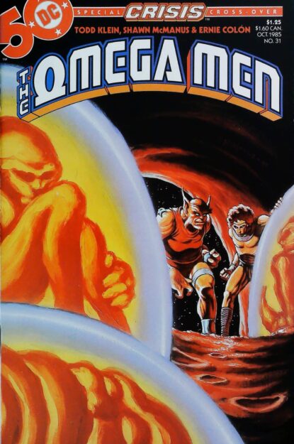 OMEGA MEN (1983) #31 - DC Comics - lecubeacomics.com Couverture de OMEGA MEN (1983) #31 - par Shawn McManus - lecubeacomics.com