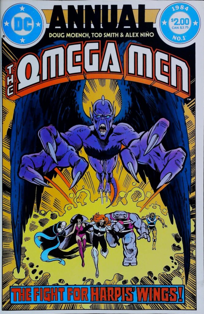 Omega Men Annual #1, vue de l'exemplaire