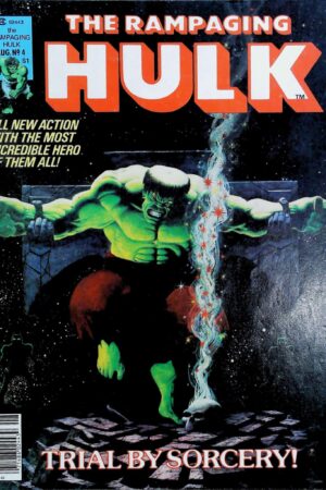 Couverture de RAMPAGING HULK (1977) #4 - par Jim Starlin - lecubeacomics.com