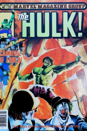 Couverture de HULK! (1978) #25 - par Joe Jusko - lecubeacomics.com