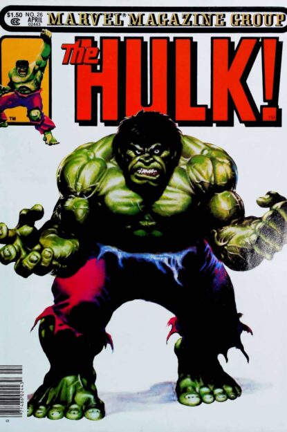 HULK! (1978) #26 - Marvel - lecubeacomics.com Couverture de HULK! (1978) #26 - par John Buscema - lecubeacomics.com