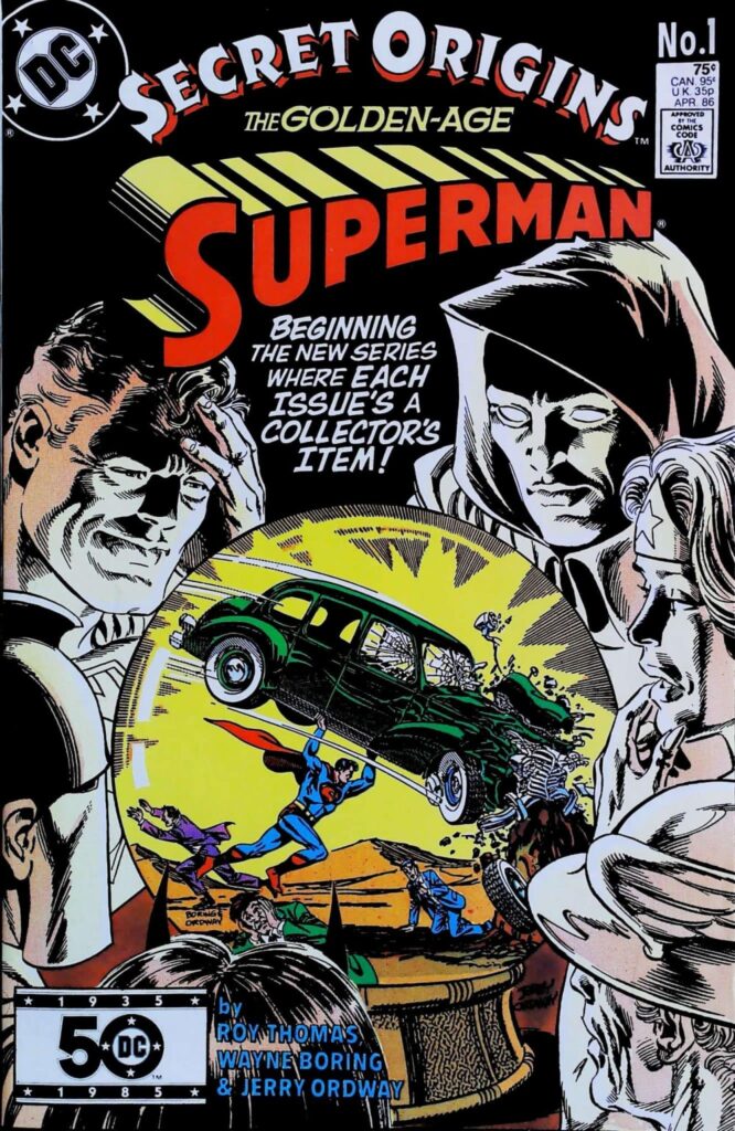 Secret Origins #1, vue de l'exemplaire