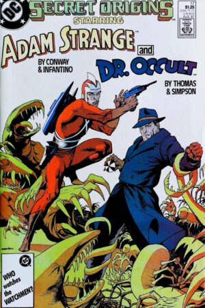Couverture de SECRET ORIGINS (1986) #17 - par Kevin Nowlan - lecubeacomics.com