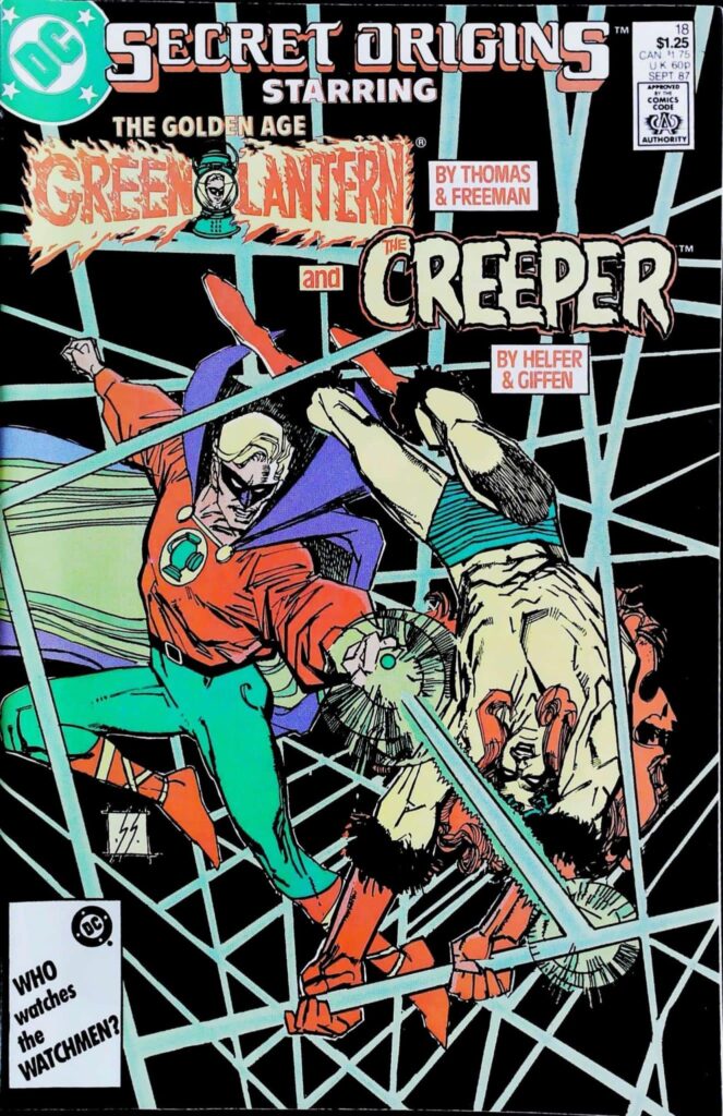 Secret Origins #18, vue de l'exemplaire