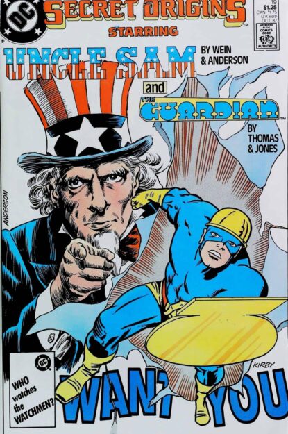 SECRET ORIGINS (1986) #19 - DC Comics - lecubeacomics.com Couverture de SECRET ORIGINS (1986) #19 - par Jack Kirby - lecubeacomics.com