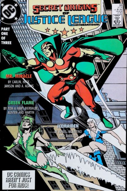 SECRET ORIGINS (1986) #33 - DC Comics - lecubeacomics.com Couverture de SECRET ORIGINS (1986) #33 - par Jerry Ordway - lecubeacomics.com