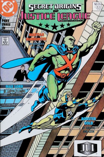 SECRET ORIGINS (1986) #35 - DC Comics - lecubeacomics.com Couverture de SECRET ORIGINS (1986) #35 - par Jerry Ordway - lecubeacomics.com