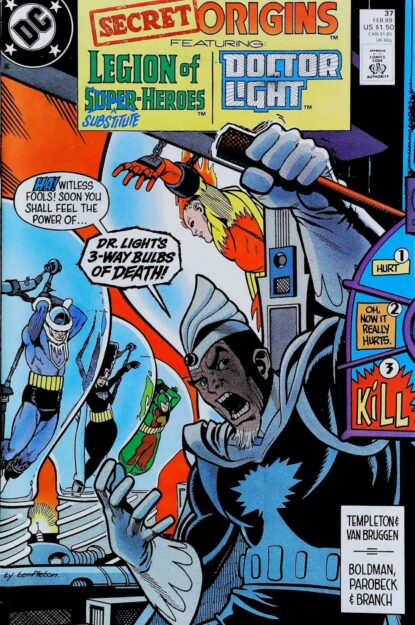 SECRET ORIGINS (1986) #37 - DC Comics - lecubeacomics.com Couverture de SECRET ORIGINS (1986) #37 - par Ty Templeton - lecubeacomics.com