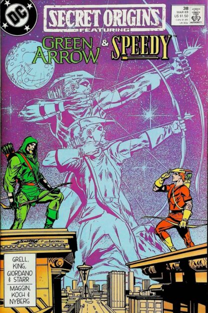 SECRET ORIGINS (1986) #38 - DC Comics - lecubeacomics.com Couverture de SECRET ORIGINS (1986) #38 - par Dick Giordano - lecubeacomics.com