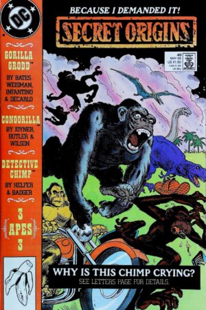 Couverture de SECRET ORIGINS (1986) #40 - par Bill Wray - lecubeacomics.com