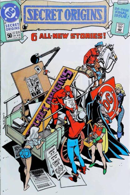 SECRET ORIGINS (1986) #50 - DC Comics - lecubeacomics.com Couverture de SECRET ORIGINS (1986) #50 - par Ty Templeton - lecubeacomics.com