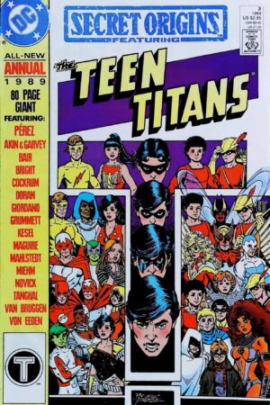 Couverture de SECRET ORIGINS ANNUAL (1987) #2 - par Carmine Infantino - lecubeacomics.com