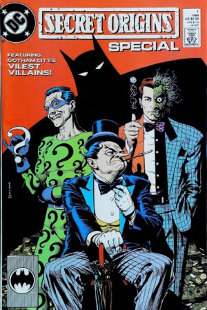 Couverture de SECRET ORIGINS SPECIAL (1989) #1 - par Brian Bolland - lecubeacomics.com