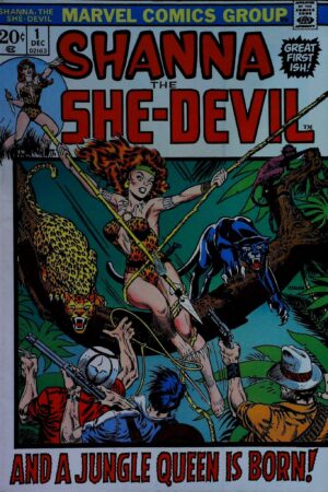 Couverture de SHANNA THE SHE-DEVIL (1972) #1 - par Jim Steranko - lecubeacomics.com