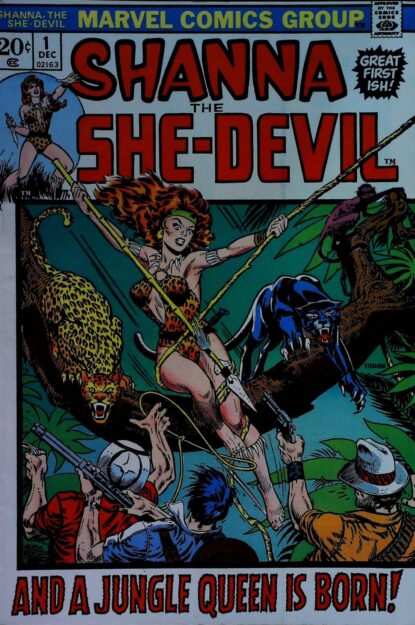 Couverture de SHANNA THE SHE-DEVIL (1972) #1 - par Jim Steranko - lecubeacomics.com