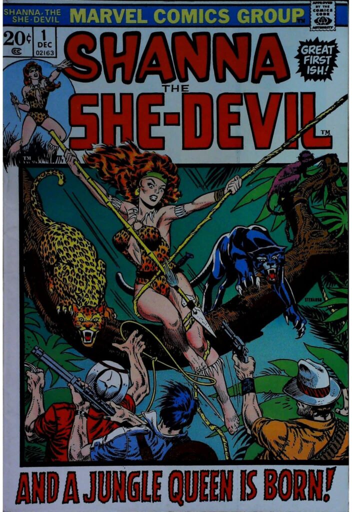 Shanna The She-Devil #1, vue de l'exemplaire