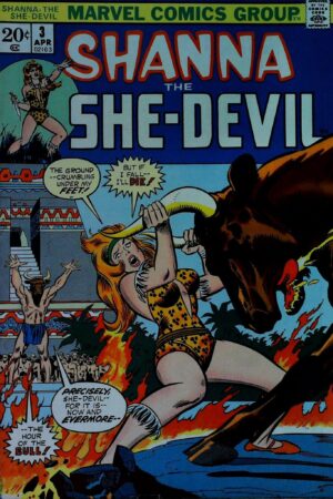Couverture de SHANNA THE SHE-DEVIL (1972) #3 - par Joe Sinnott - lecubeacomics.com
