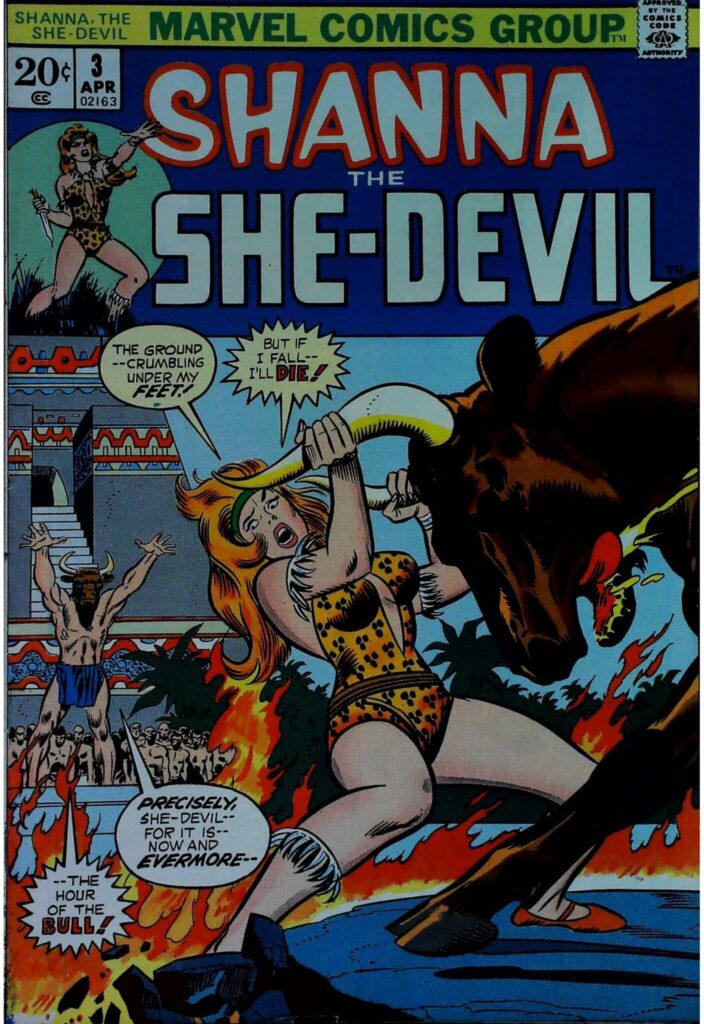 Shanna The She-Devil #3, vue de l'exemplaire