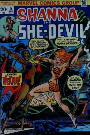 Couverture de SHANNA THE SHE-DEVIL (1972) #5 - par John Romita - lecubeacomics.com